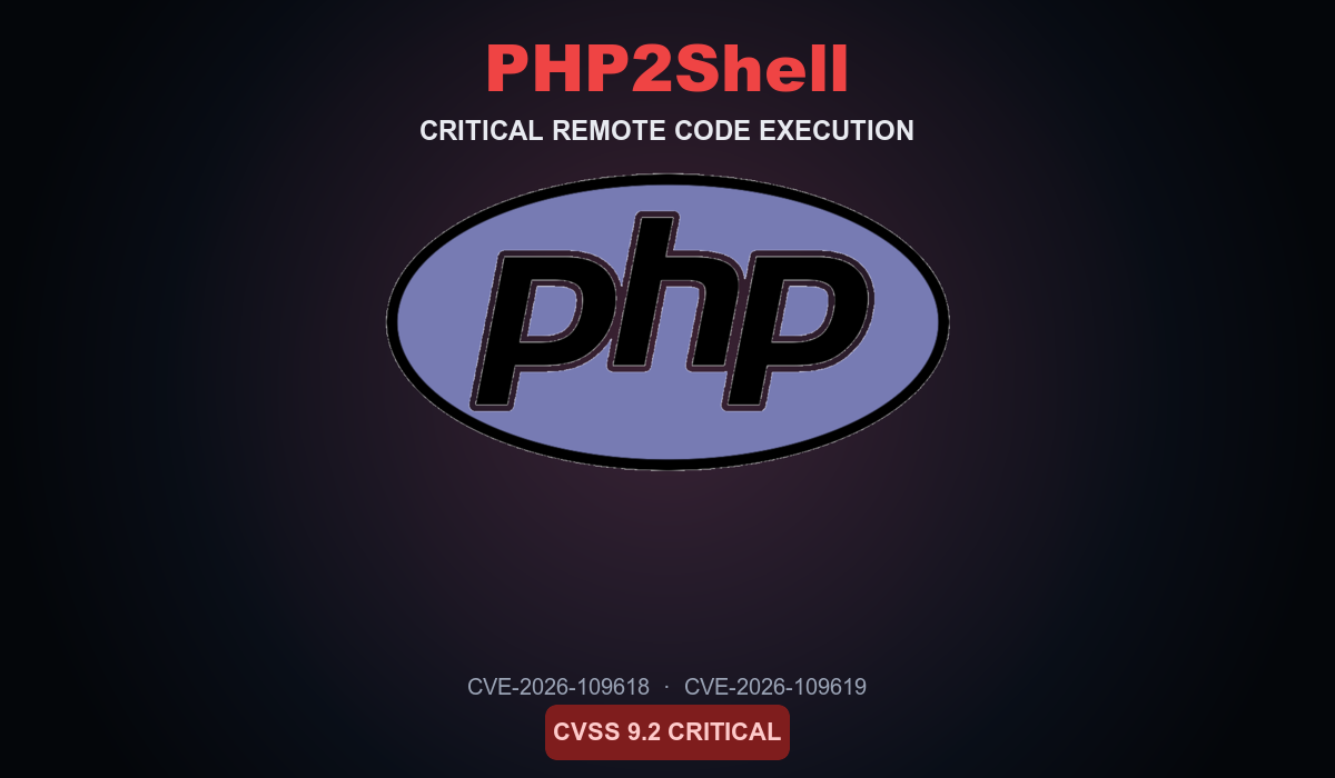 PHP2Shell critical remote code execution vulnerability in the PHP logo
